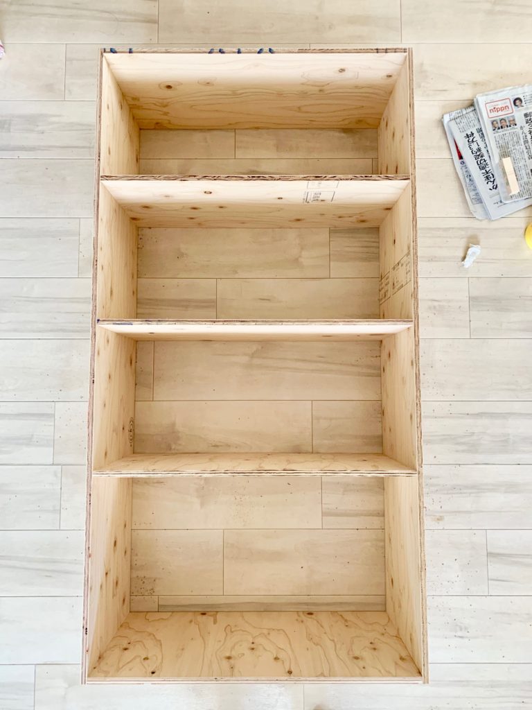 DIY｜構造用合板と1x8材で棚づくり｜棚をDIYで安く自作する方法 | 雑記